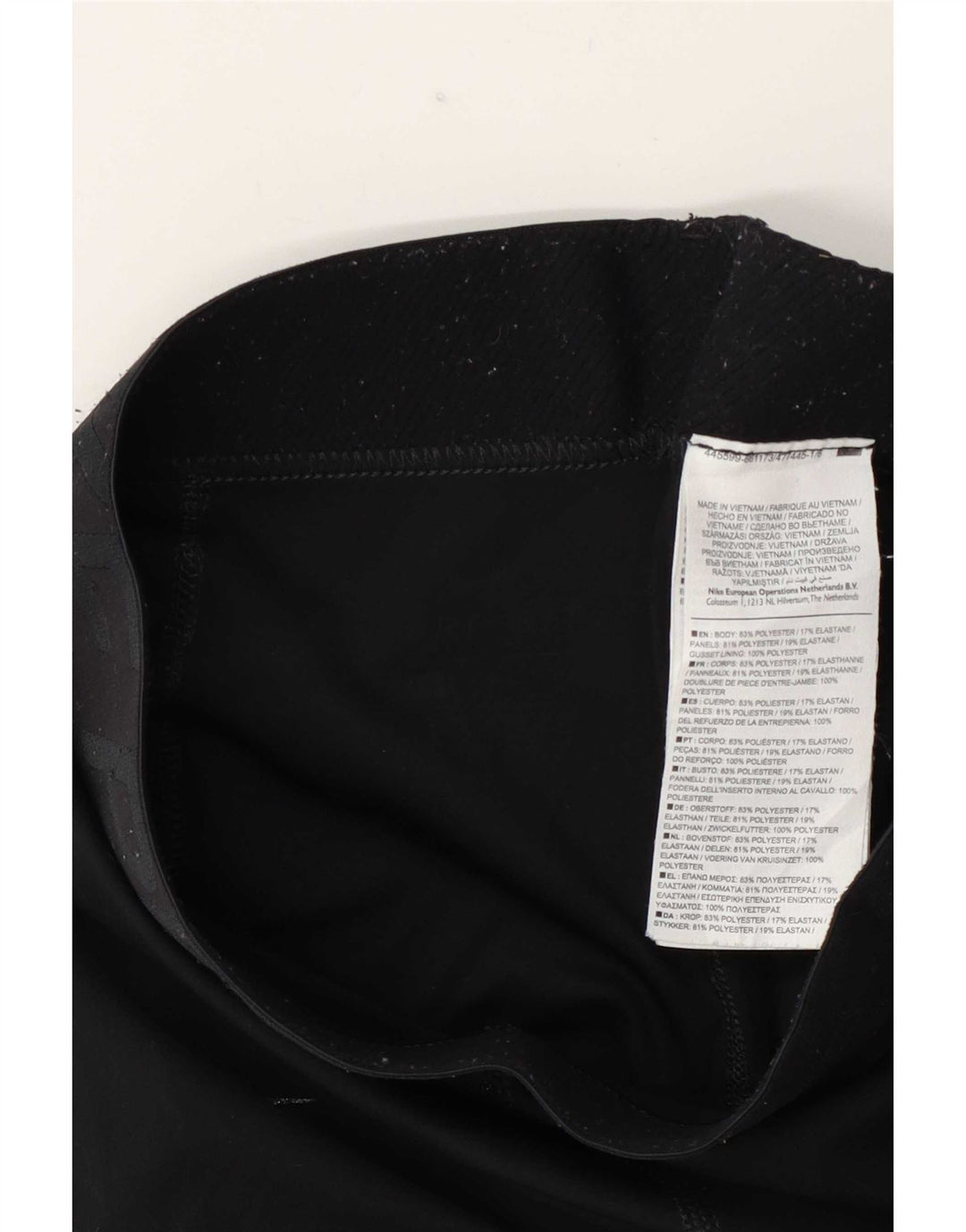 Nike Leggings gráficos para mujer UK 10 Small Poliéster negro