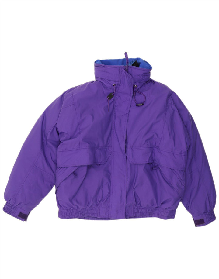 Eddie Bauer Chaqueta acolchada con capucha de gran tamaño para mujer Reino Unido 46 Grande Púrpura