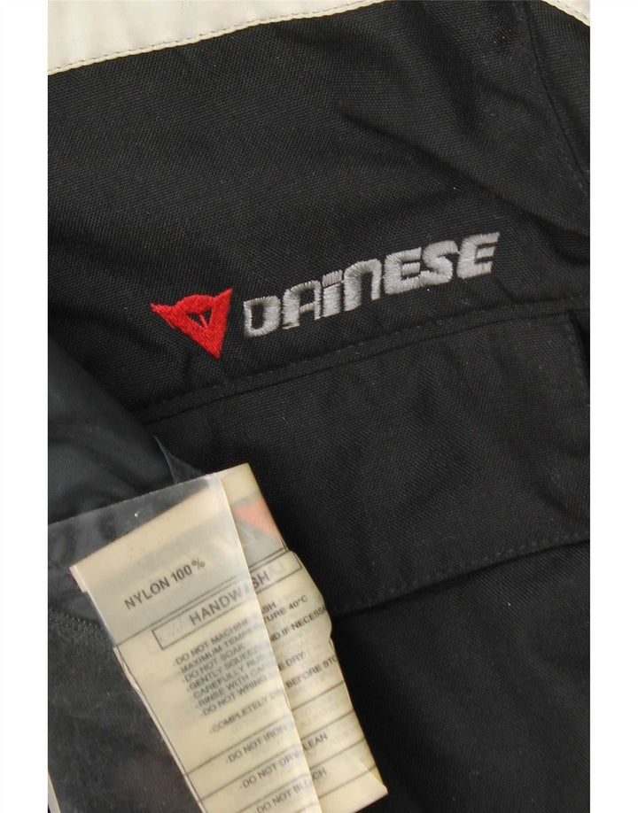 Dainese Mujer Graphic Racer Jacket UK 42 Medium Negro Colorblock Nylon