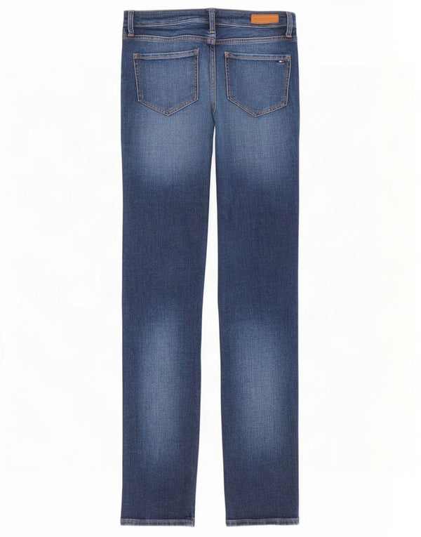 Vaqueros Tommy Hilfiger Rome Rectos Mujer W27 L32 Algodón Azul Marino