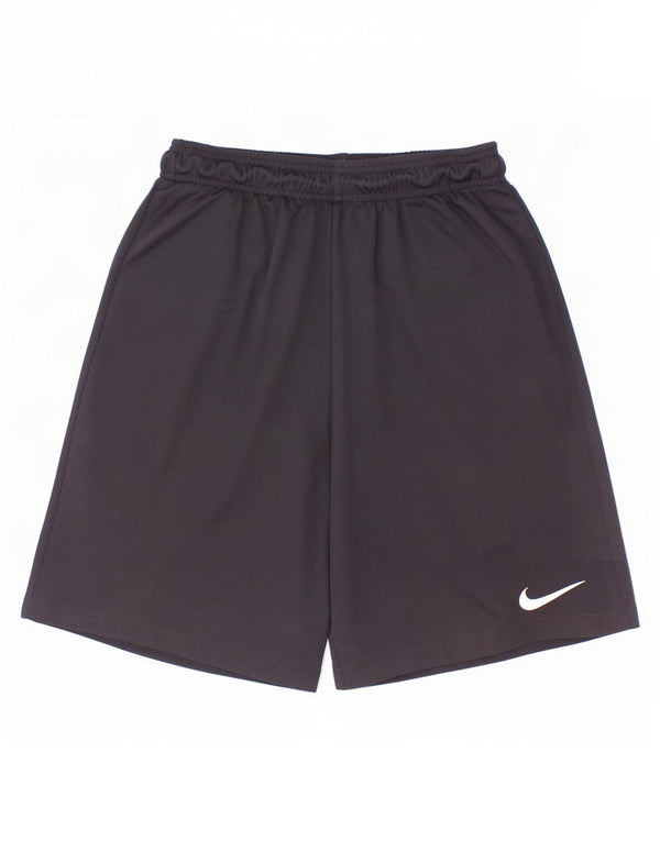 Nike Pantalones cortos deportivos Dri Fit para niños 13-14 años XL Negro Poliéster