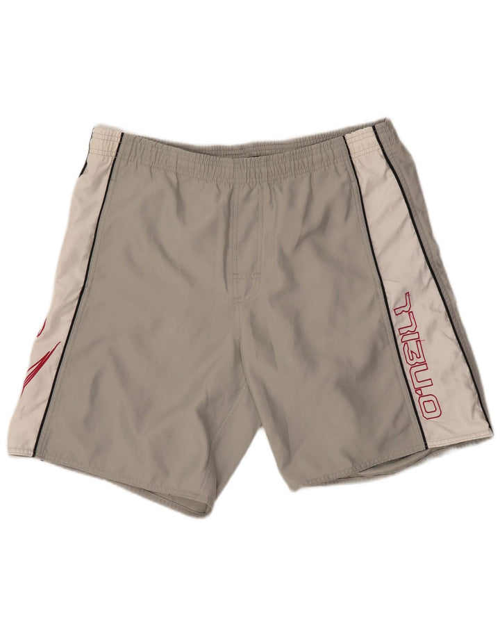 O'NEILL Pantalones cortos deportivos gráficos para hombre Poliéster color block gris medio