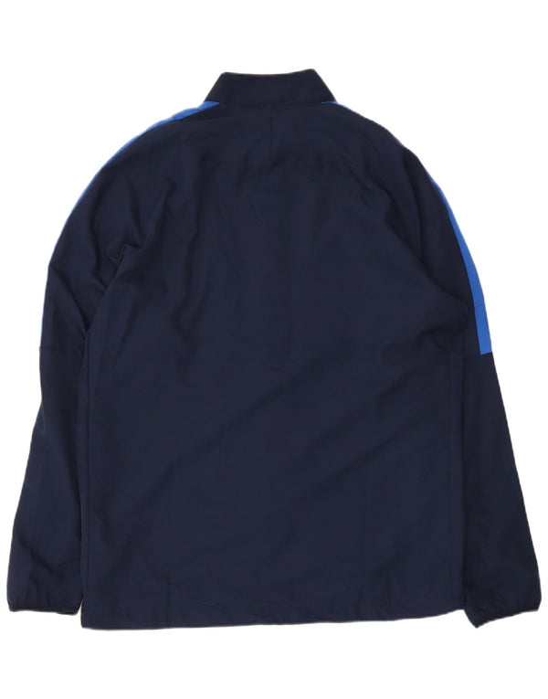 Nike Hombre Dri Fit Graphic Chándal Top Chaqueta Grande Azul Marino Colorblock