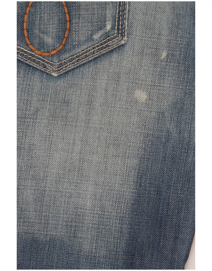 Calvin Klein Bermudas vaqueras para mujer W26 Small Blue Cotton