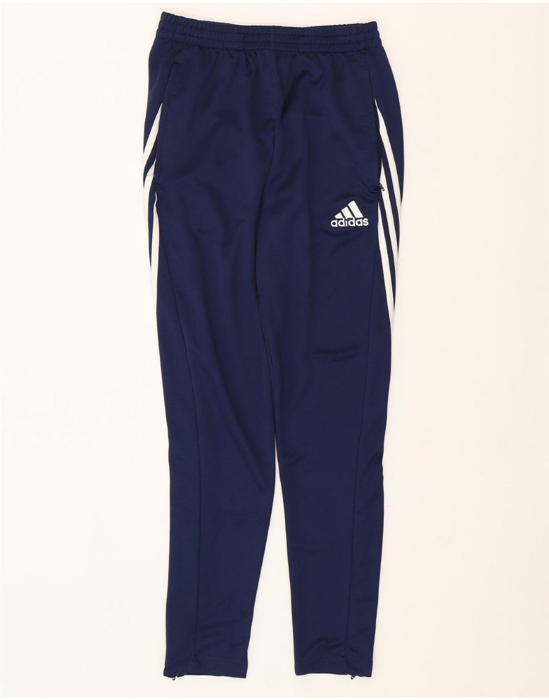ADIDAS Hombre Climalite Chándal Pantalones Pequeños Azul Marino Poliéster