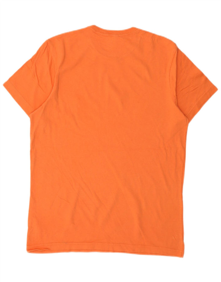 JACK WILLS Camiseta de corte clásico para hombre Top de algodón naranja medio