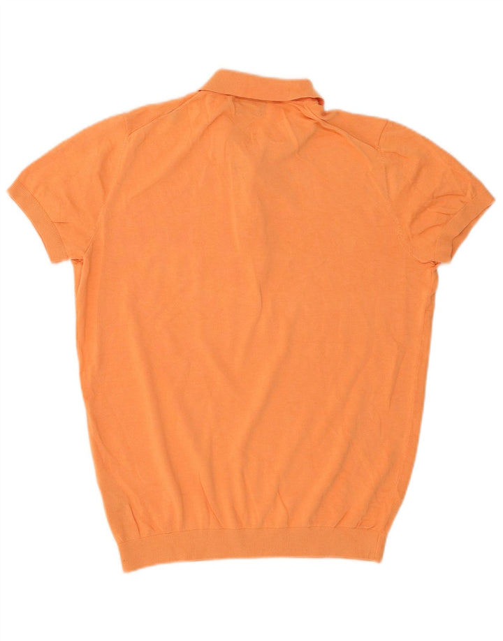 Polo Massimo Dutti Hombre Small Naranja Algodón