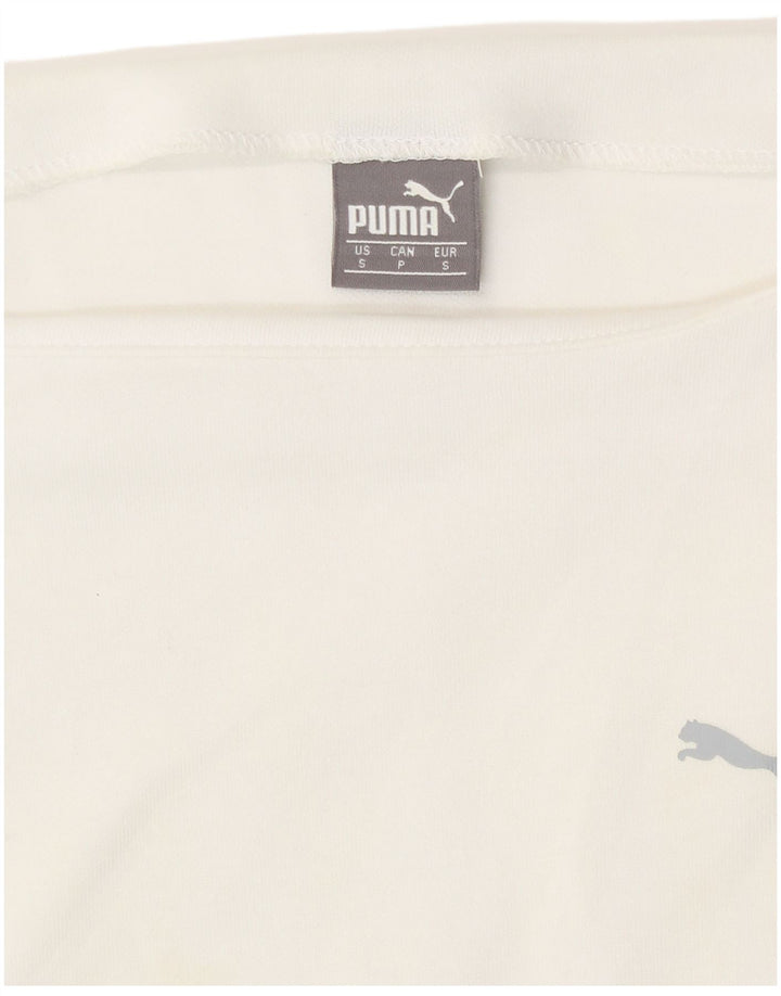 Puma - Sudadera holgada para mujer, talla 10, color blanco