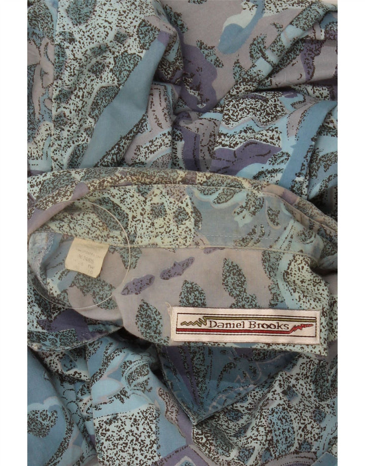 Camisa para hombre Daniel Brooks Algodón Paisley azul medio