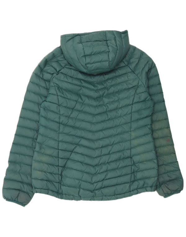 Chaqueta acolchada con capucha para mujer Mountain Warehouse UK 44 Nylon verde medio