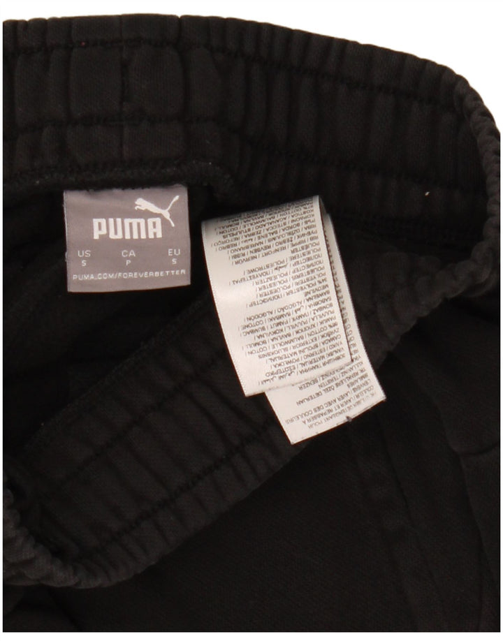Puma Pantalones De Chándal Para Hombre Joggers Small Negro Algodón