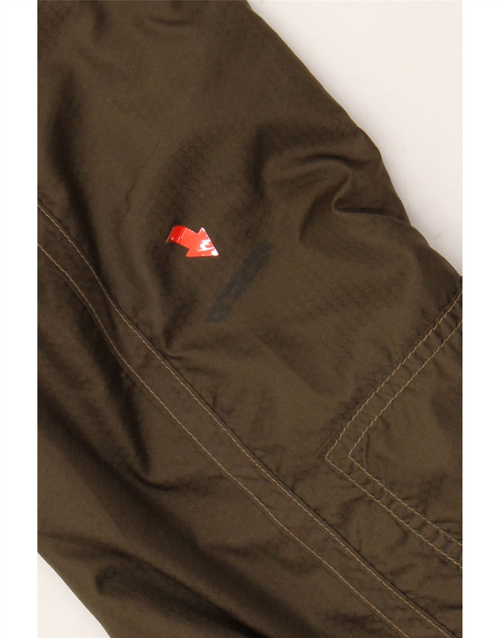 ARMANI JEANS Womens Bomber Jacket UK 40 Large Brown Polyester Vintage Armani Jeans and Second-Hand Armani Jeans from Messina Hembry 