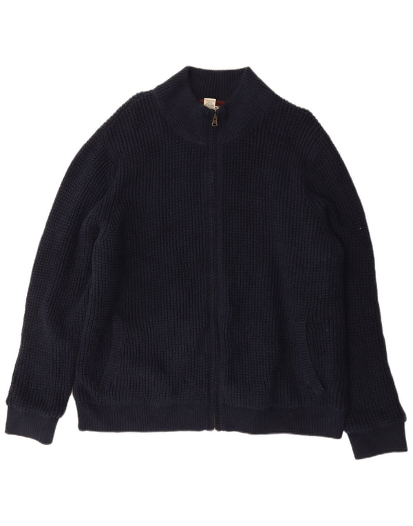 L.L.Bean Suéter tipo cárdigan para hombre XL Algodón azul marino