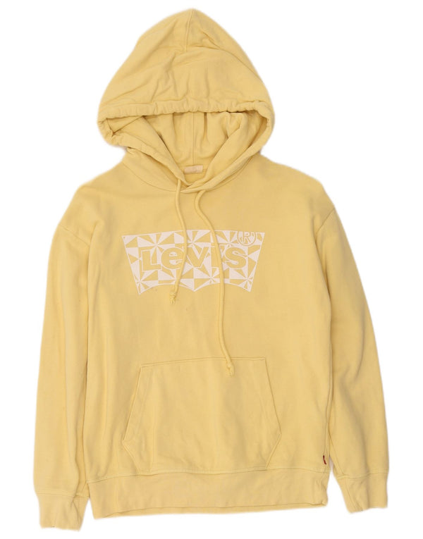 Levi's Hombre Sudadera Con Capucha Gráfica XS Algodón Amarillo
