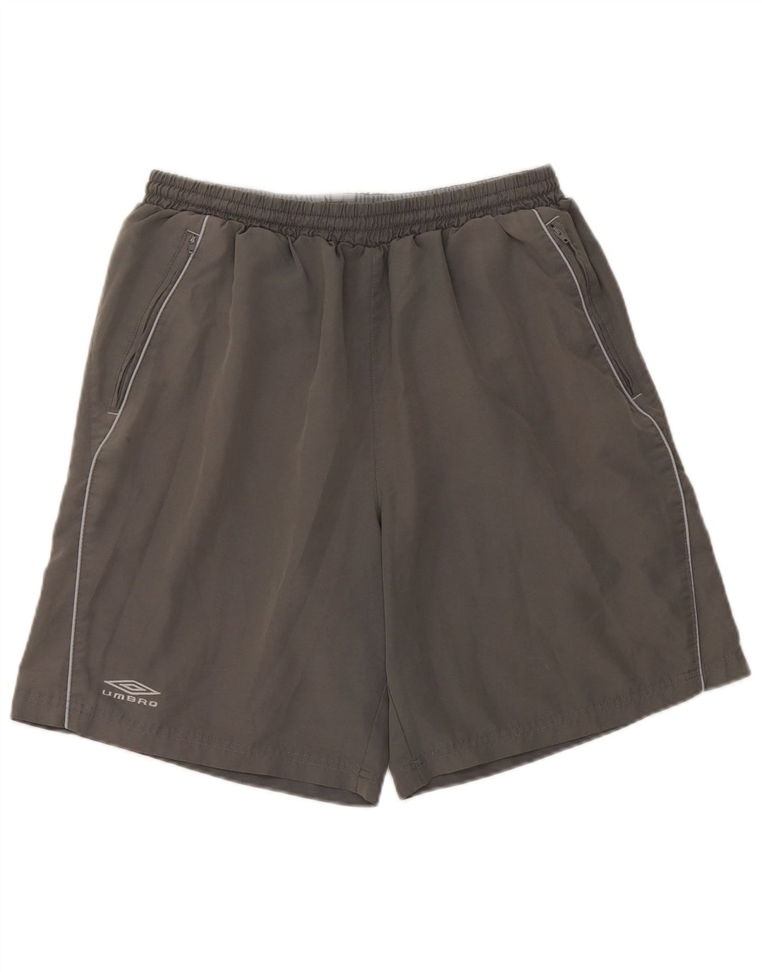 Pantalones cortos deportivos Umbro para hombre poliéster gris grande