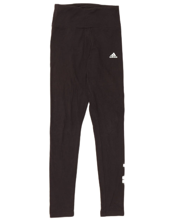 Adidas Leggings gráficos para mujer Reino Unido 4/6 XS Algodón negro