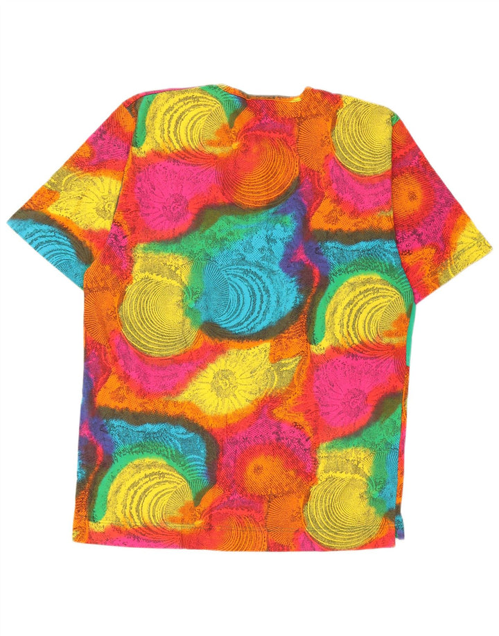 Kappa Camiseta gráfica para hombre Top grande de algodón teñido anudado multicolor