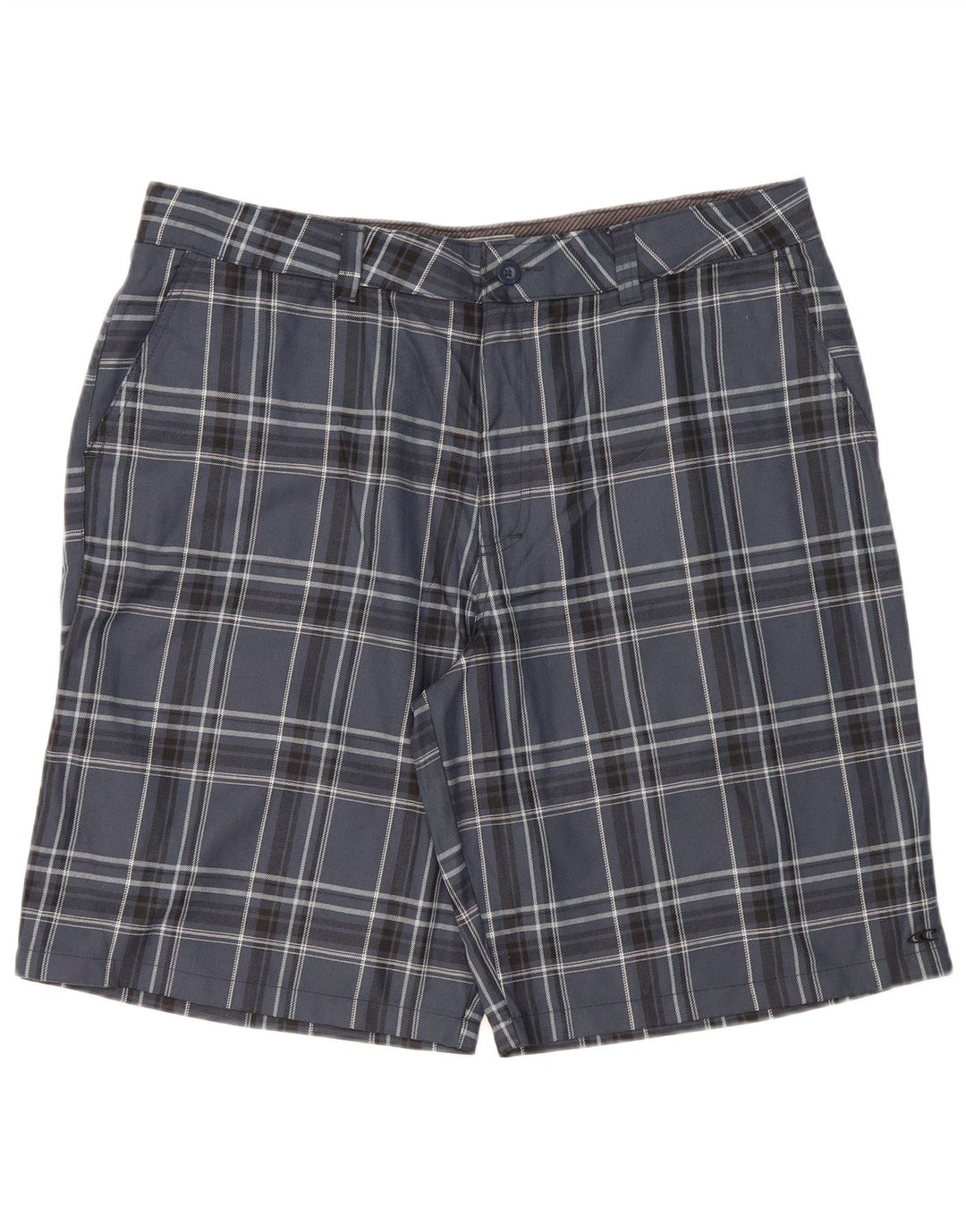 O'Neill Pantalones cortos chinos para hombre W40 XL Poliéster a cuadros azul marino
