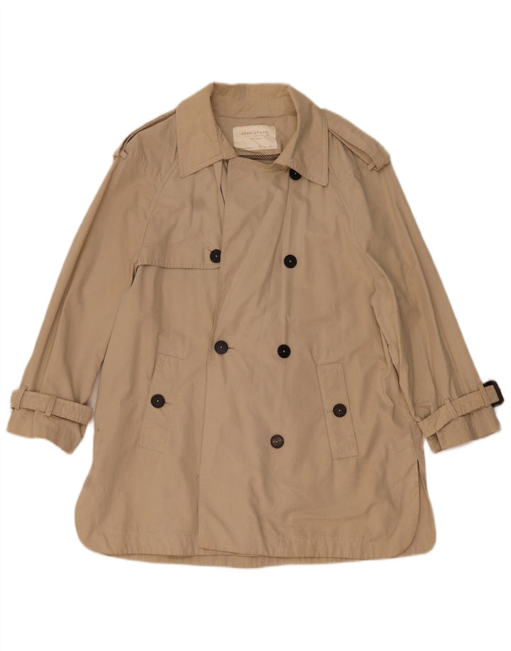 Zara Mujer Gabardina Extragrande UK 10 Small Beige