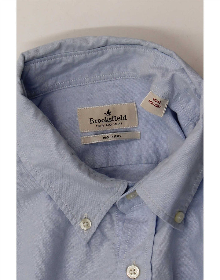 Camisa Brooksfield para hombre talla 43 azul grande