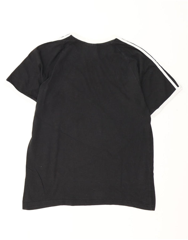ADIDAS Camiseta Hombre Top Grande Algodón Negro