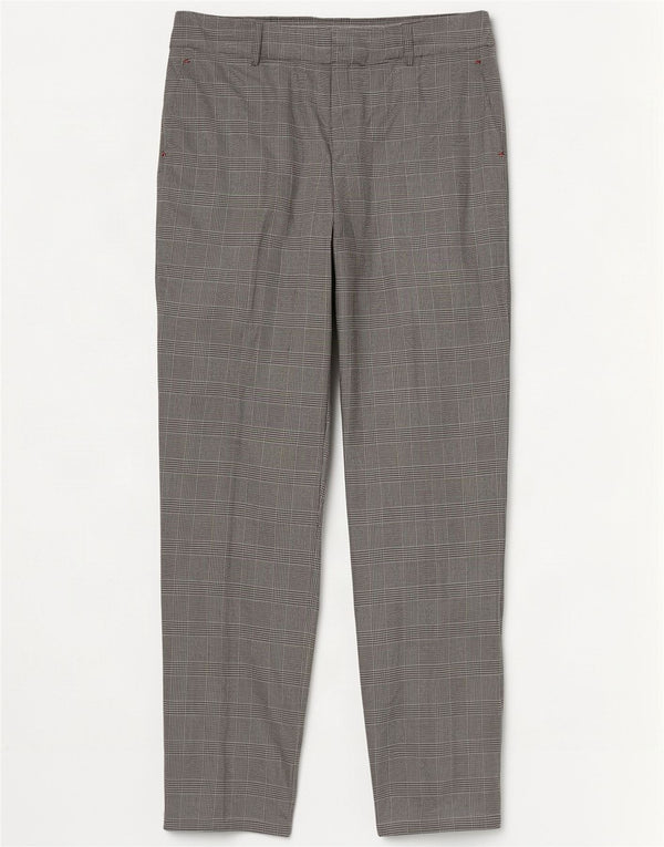 Tommy Hilfiger Womens Chino Trousers US 14 XL W36 L32 Grey Houndstooth