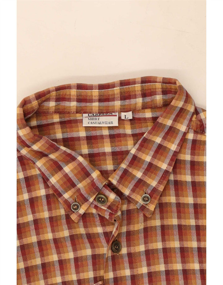 Camisa Carrera para hombre Large Multicolor Check