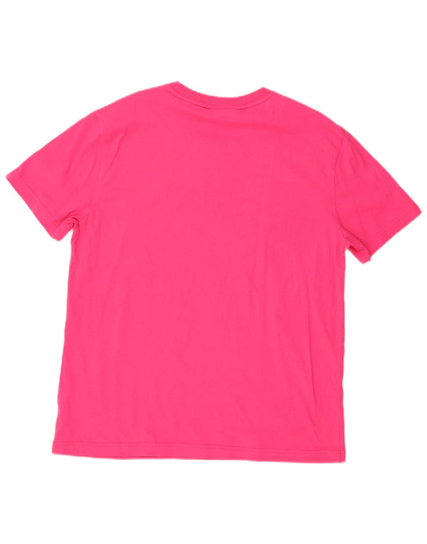 Calvin Klein Camiseta gráfica para mujer Top 2XL Algodón rosa