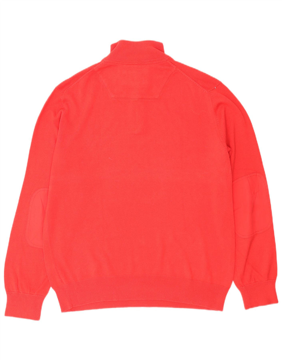 Timberland Earthkeepers - Jersey de corte regular con cuello y cremallera para hombre, talla grande, color rojo