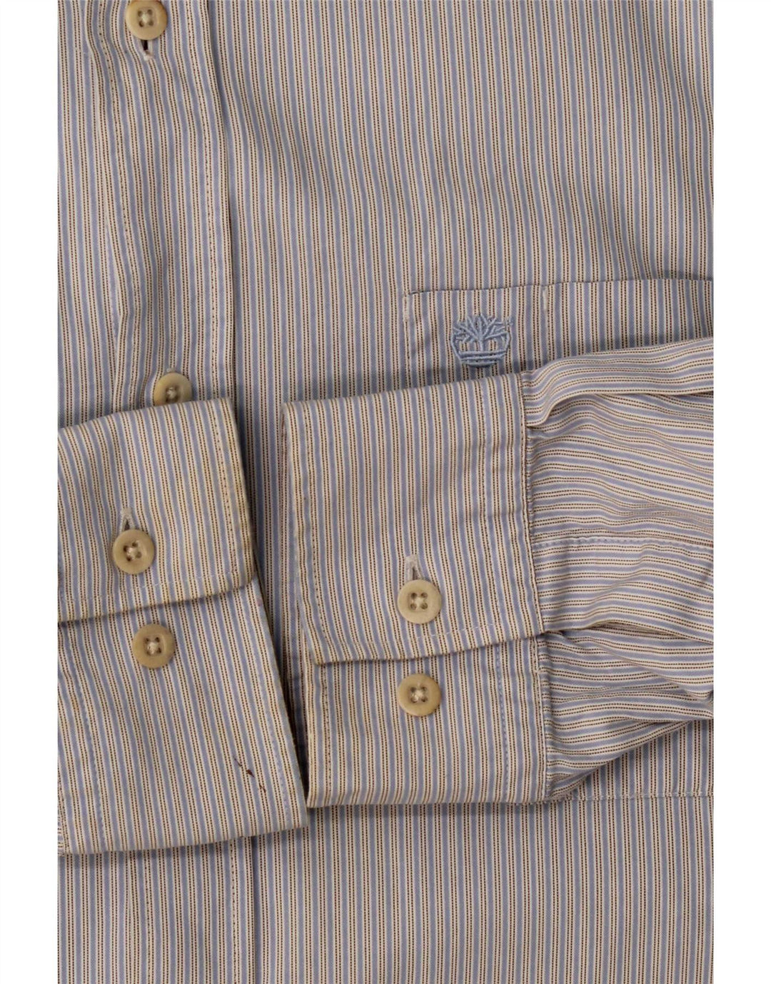 Timberland Camisa Hombre XL Azul Algodón Clásico