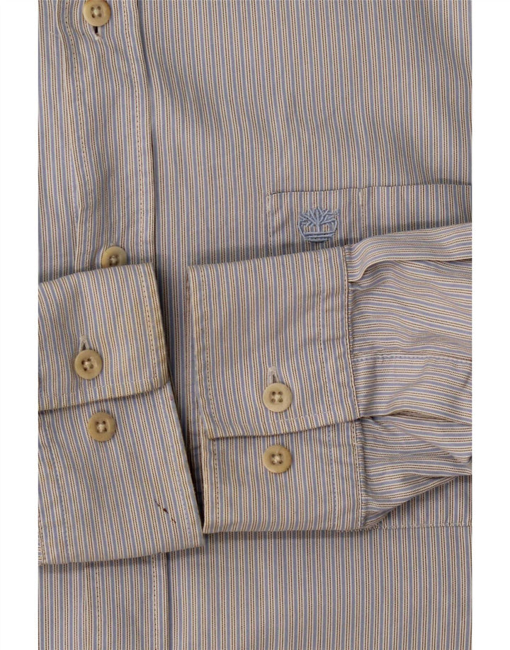 Timberland Camisa Hombre XL Azul Algodón Clásico