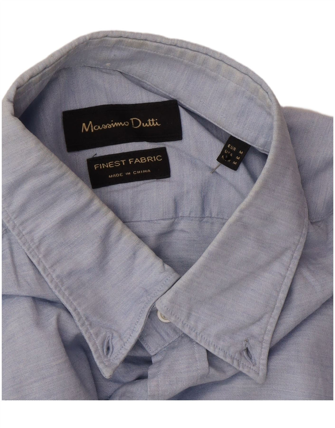 Camisa Massimo Dutti Hombre Azul Medio