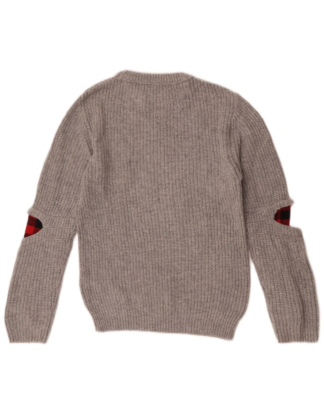 Zara Jersey Niño Cuello Barco 9-10 Años Gris Poliéster