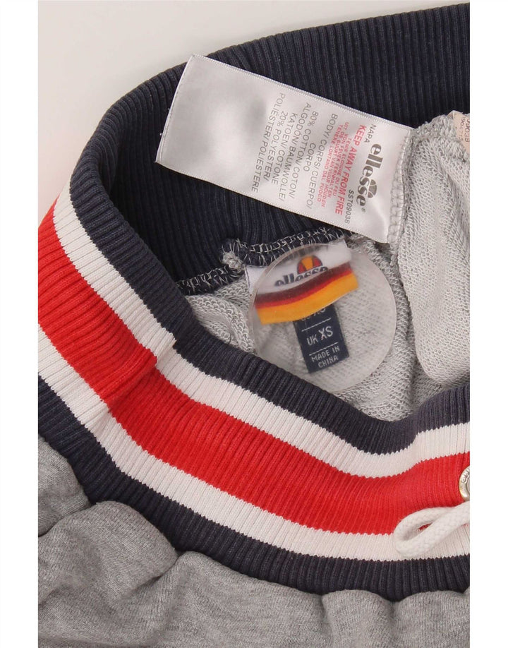 Ellesse Shorts deportivos gráficos para hombre XS Algodón gris