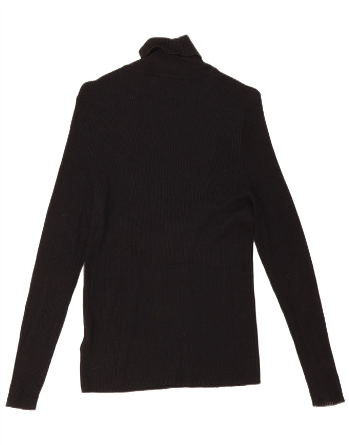 Marks & Spencer Top para mujer de manga larga UK 46 Large Viscosa negra
