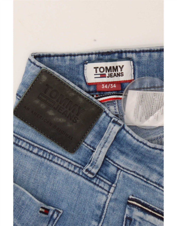 Tommy Hilfiger Vaqueros ajustados para hombre W34 L34 Algodón azul