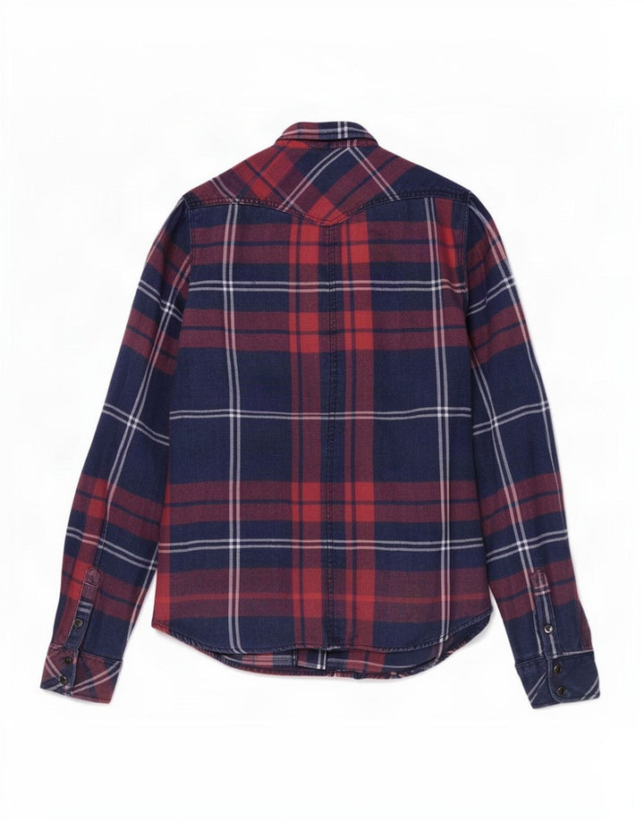 G-Star Hombre Camisa De Franela XS Algodón A Cuadros Multicolor