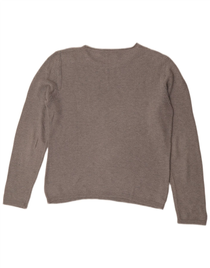Fred Perry Jersey Con Cuello Barco Para Hombre XL Algodón Gris