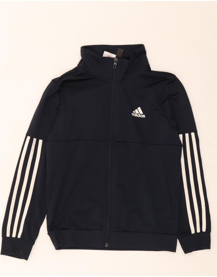 ADIDAS Chaqueta Chándal Niño 9-10 Años Azul Marino Poliéster