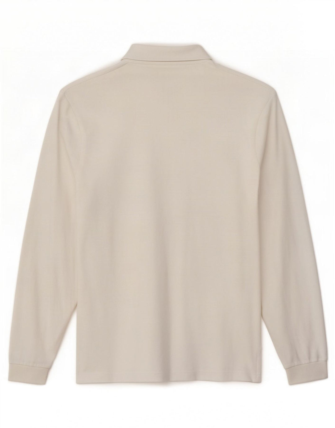 Kappa Polo De Manga Larga Para Hombre Small White Cotton