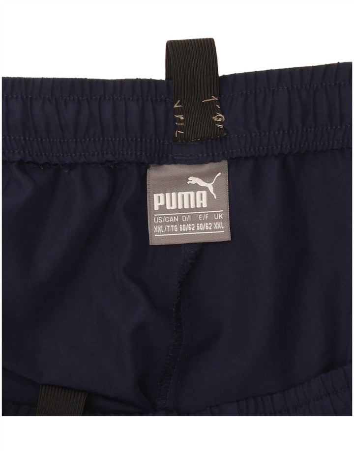 Puma Pantalones de chándal para hombre Joggers 2XL Azul marino Poliéster