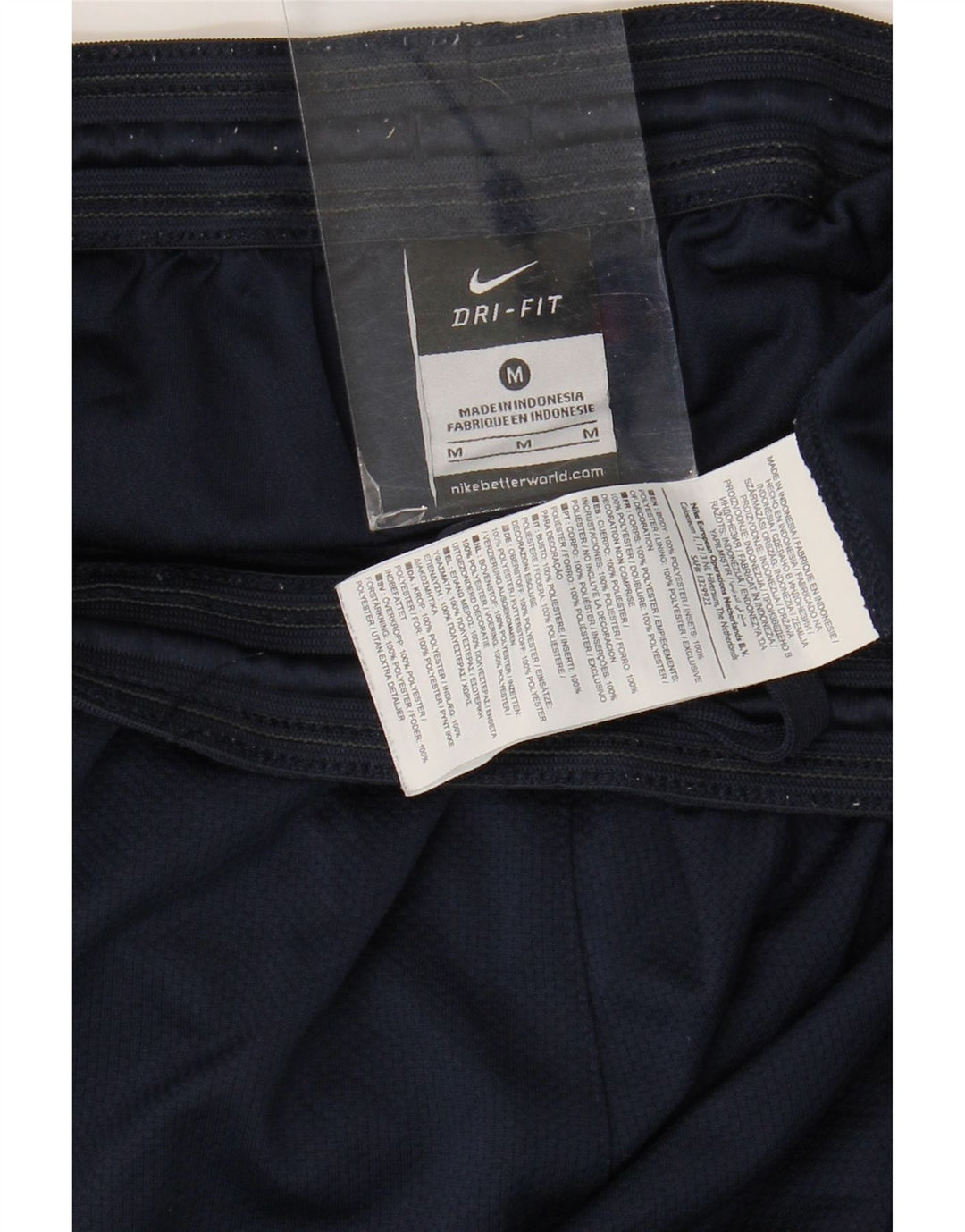 NIKE Mens England Sport Shorts Medium Azul Marino Poliéster