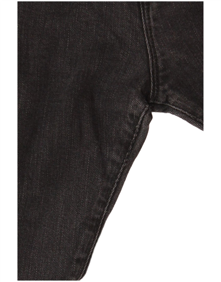 Vaqueros Rectos Lee Mujer W29 L30 Algodón Negro