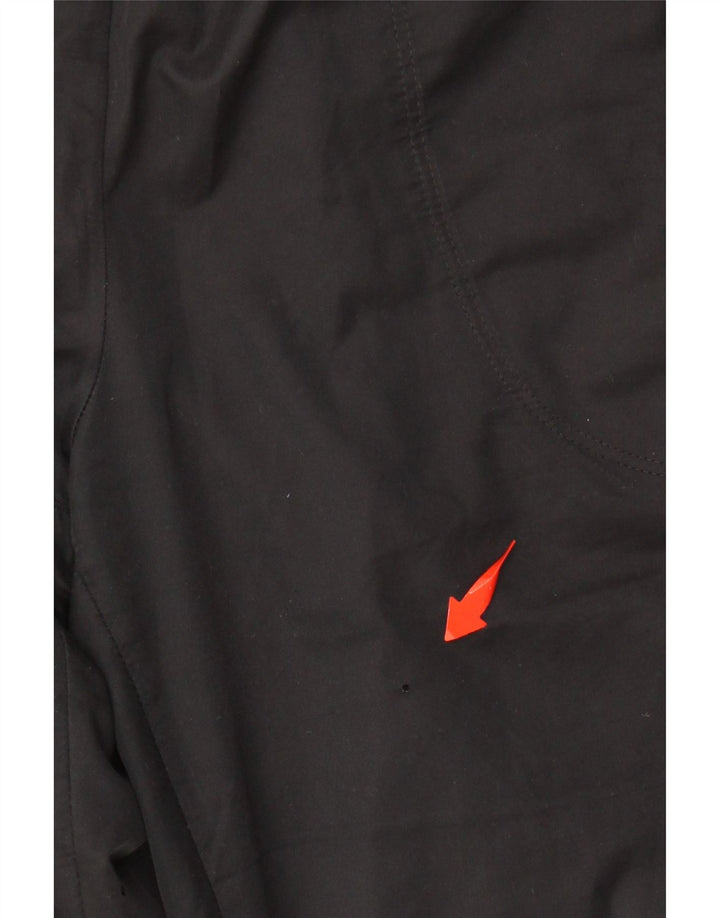 ADIDAS Mujer Climalite Chándal Pantalones UK 12 Mediano Negro Poliéster