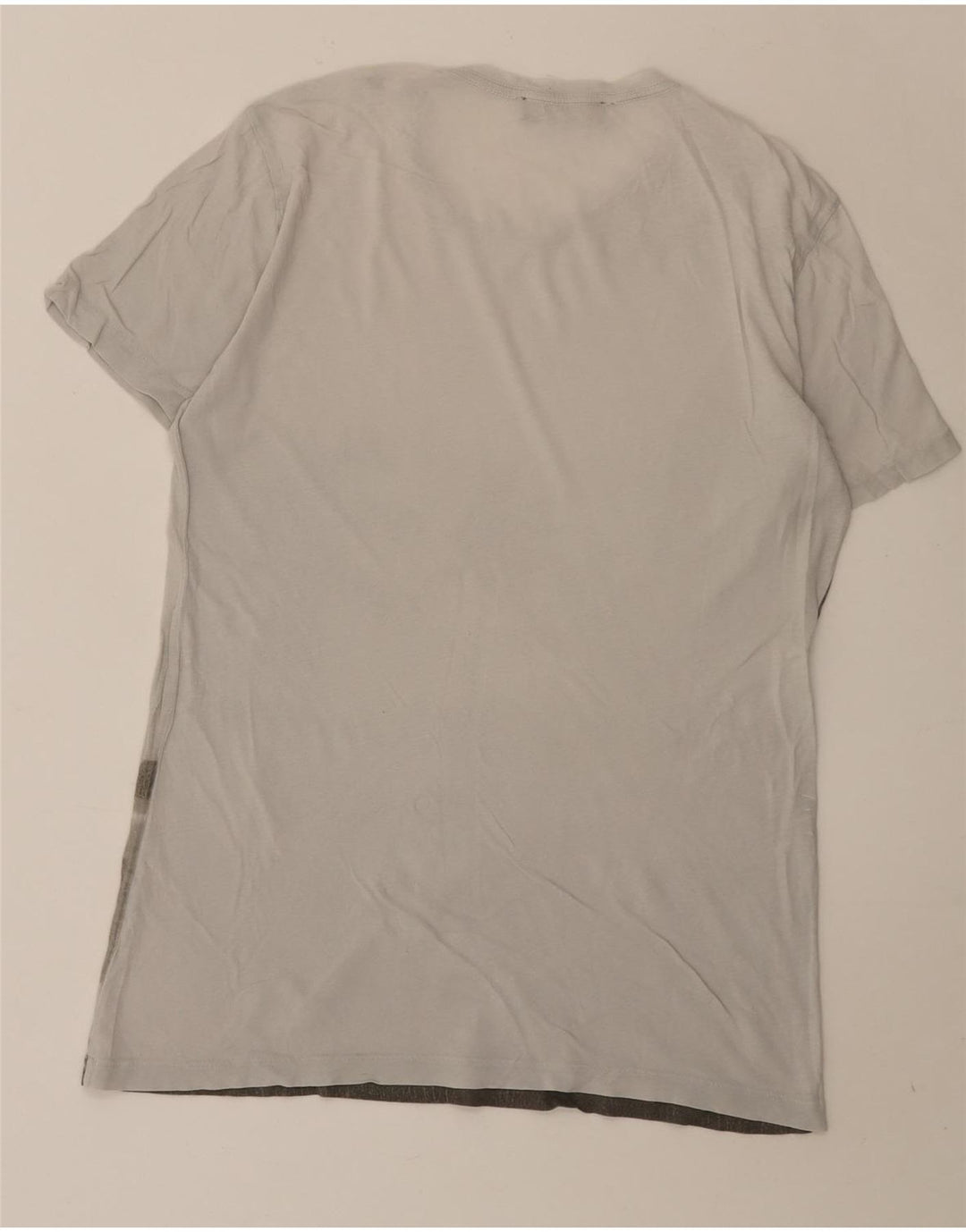 TRUSSARDI Camiseta gráfica para hombre Top Small Gris Algodón