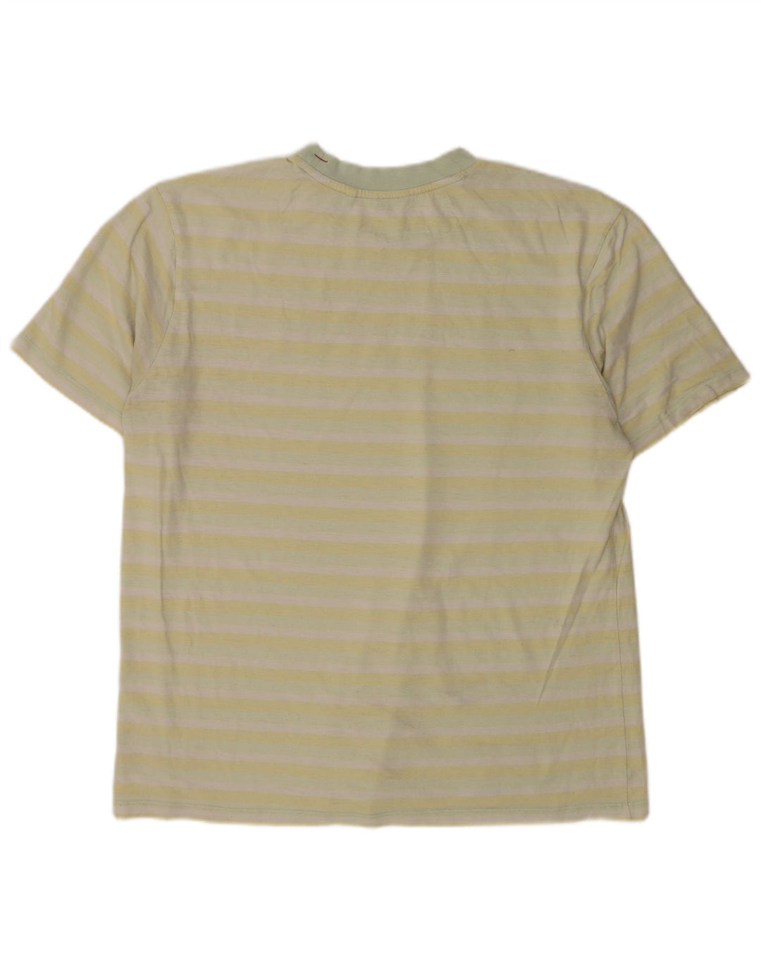 Guess Camiseta Gráfica Para Hombre Top Grande De Rayas Amarillas