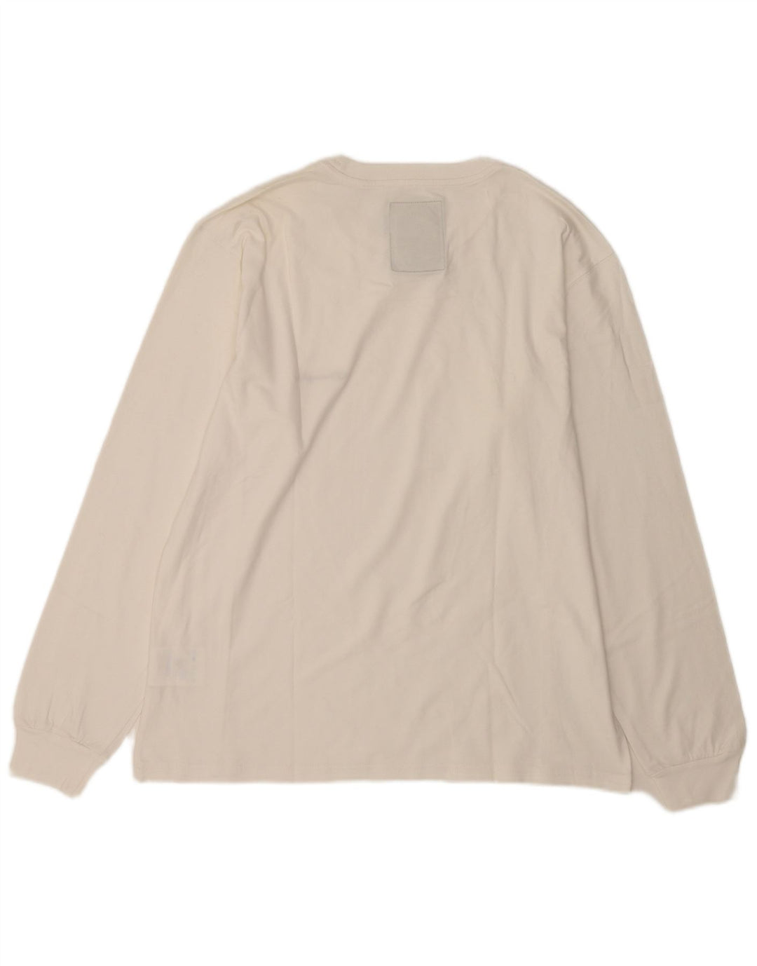 Champion Camiseta De Manga Larga Para Hombre Algodón Blanco Grande