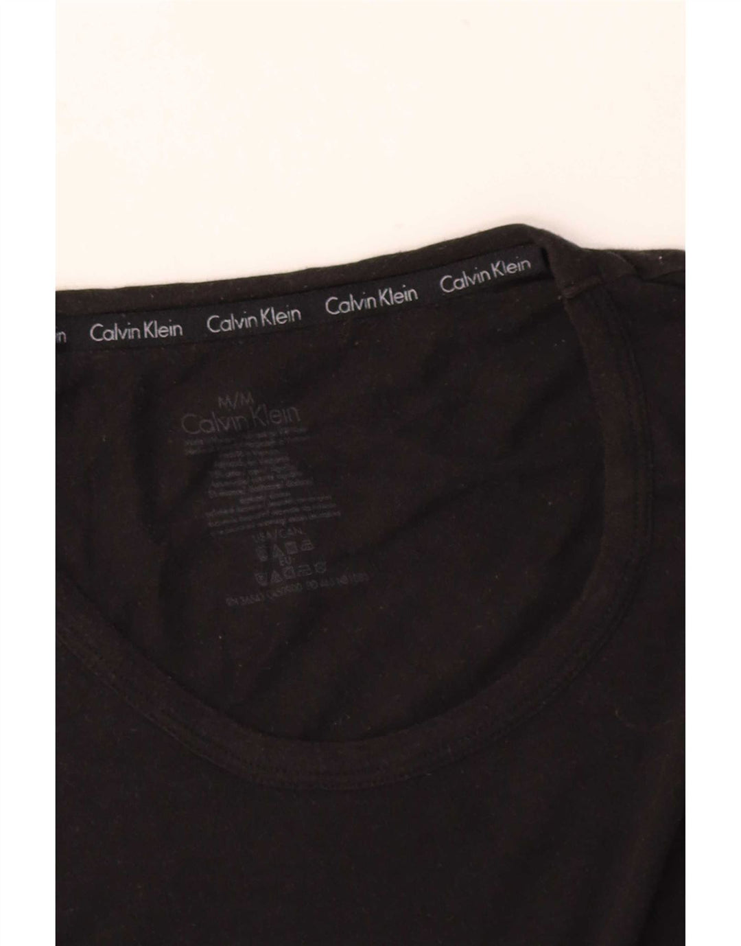 Camiseta Calvin Klein Hombre Top Mediano Negro