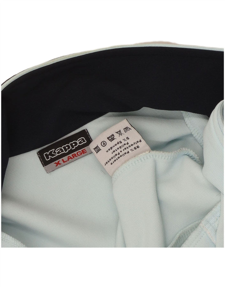 KAPPA Chaqueta de chándal para mujer ES 40 XL Poliéster con bloques de color azul