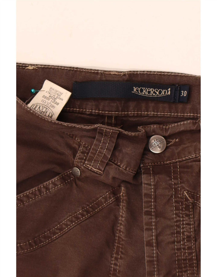 Bermudas Jeckerson Hombre W30 Algodón Marrón Medio